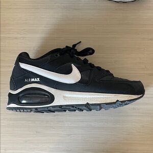 Nike Air Max Black and White Athletic Shoes